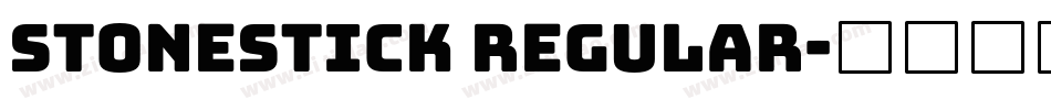 Stonestick Regular字体转换